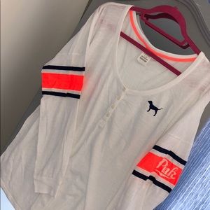 Pink long sleeve shirt